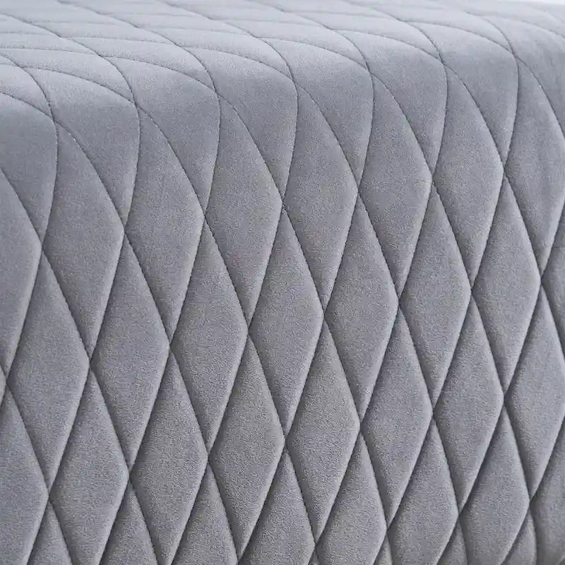 Fauteuil capitonné à dossier haut en tissu, avec pieds en bois de bouleau – 1 place – Noir/Gris/Bleu/Vert Rétro/Blanc
