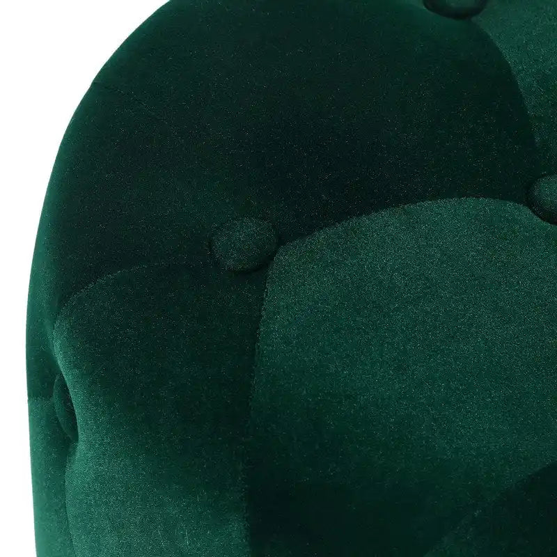 Poufs ronds capitonnés 1 place – Bleu / Vert / Gris / Rose