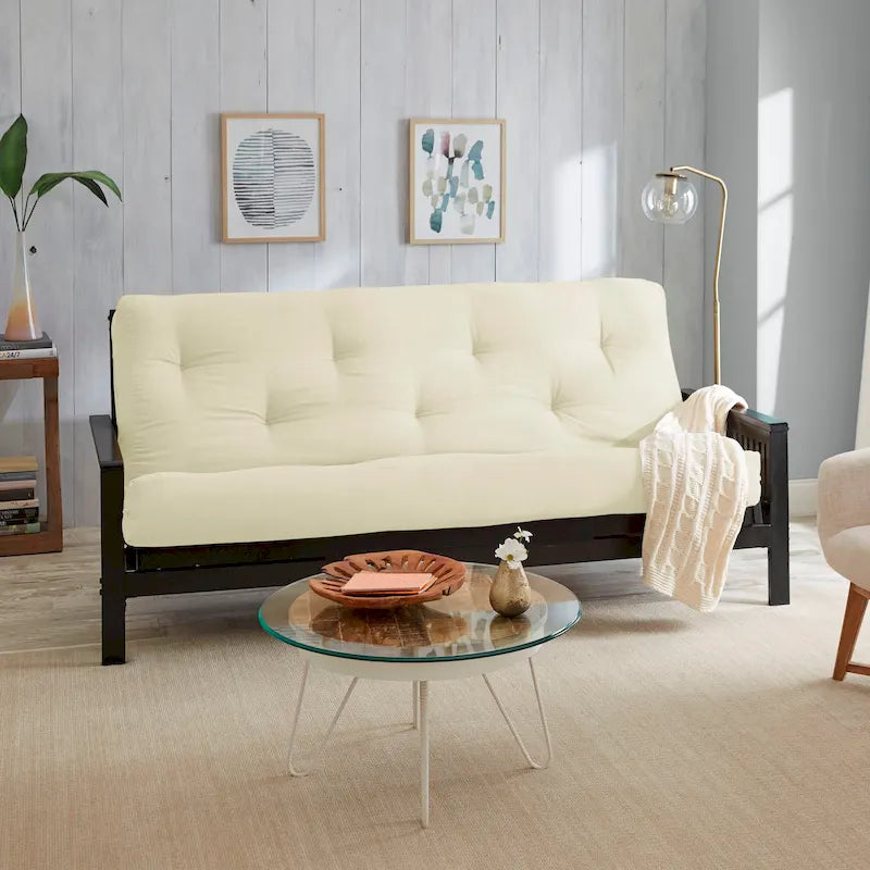 Matelas futon japonais touffeté grand format 8 pouces multicolore – Certifié CertiPUR-US (matelas seulement)