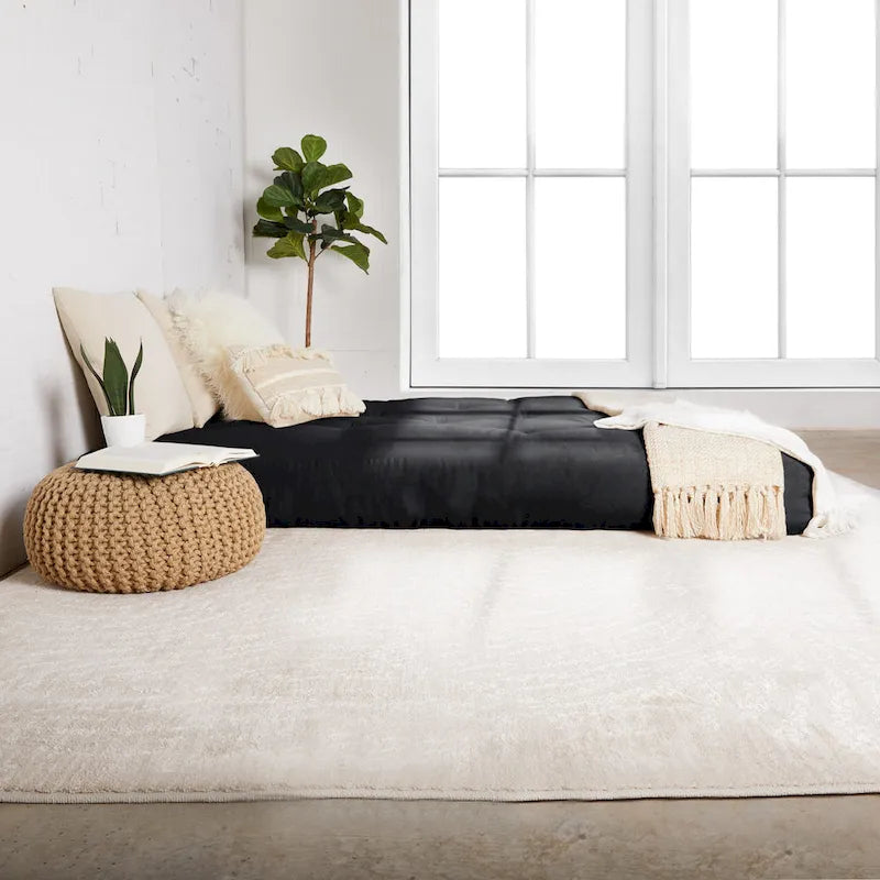 Matelas futon japonais touffeté grand format 8 pouces multicolore – Certifié CertiPUR-US (matelas seulement)