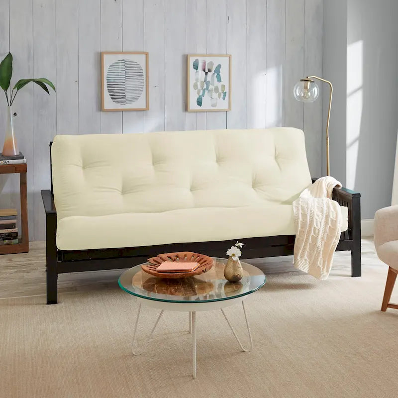 Matelas futon japonais touffeté grand format 8 pouces multicolore – Certifié CertiPUR-US (matelas seulement)