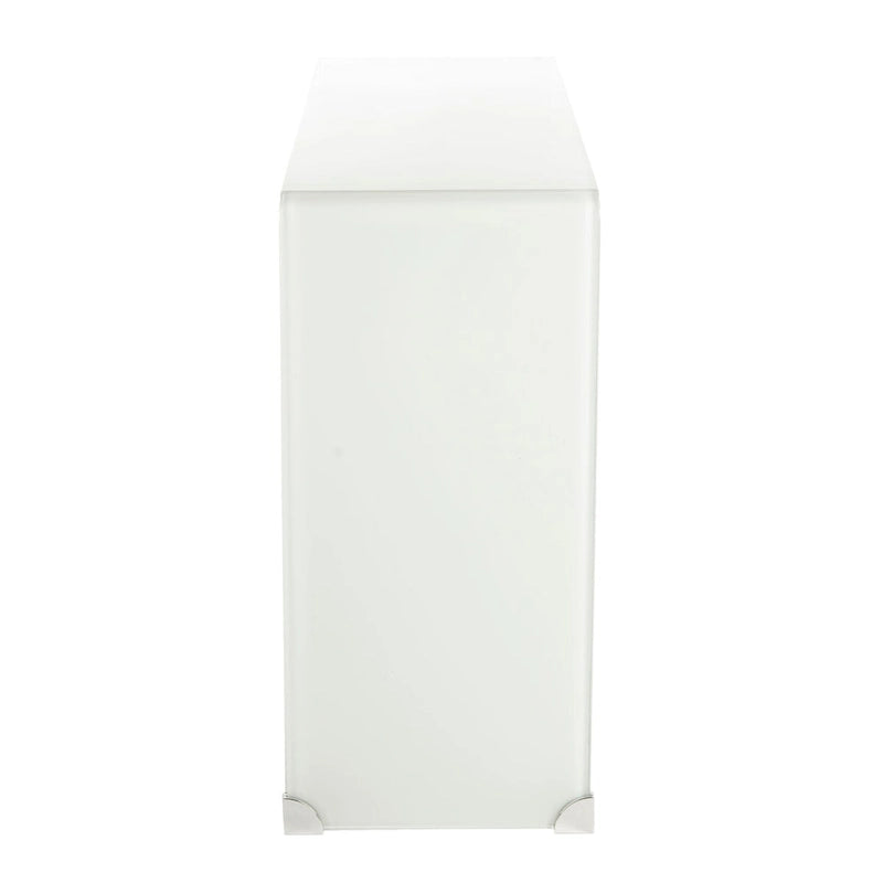 Console en verre dégradé clair / bleu clair – Contemporain Minimaliste