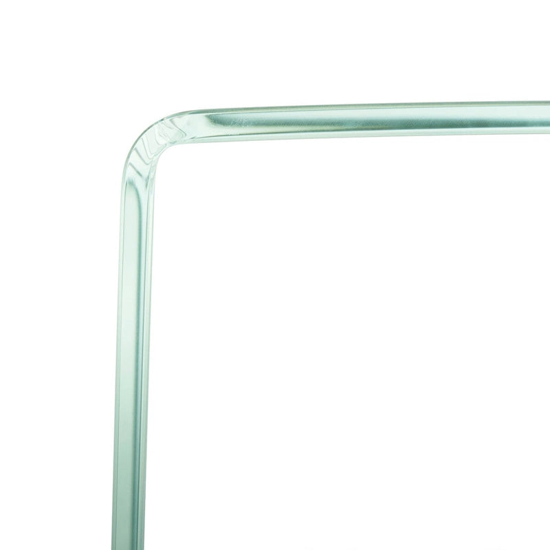 Console en verre dégradé clair / bleu clair – Contemporain Minimaliste