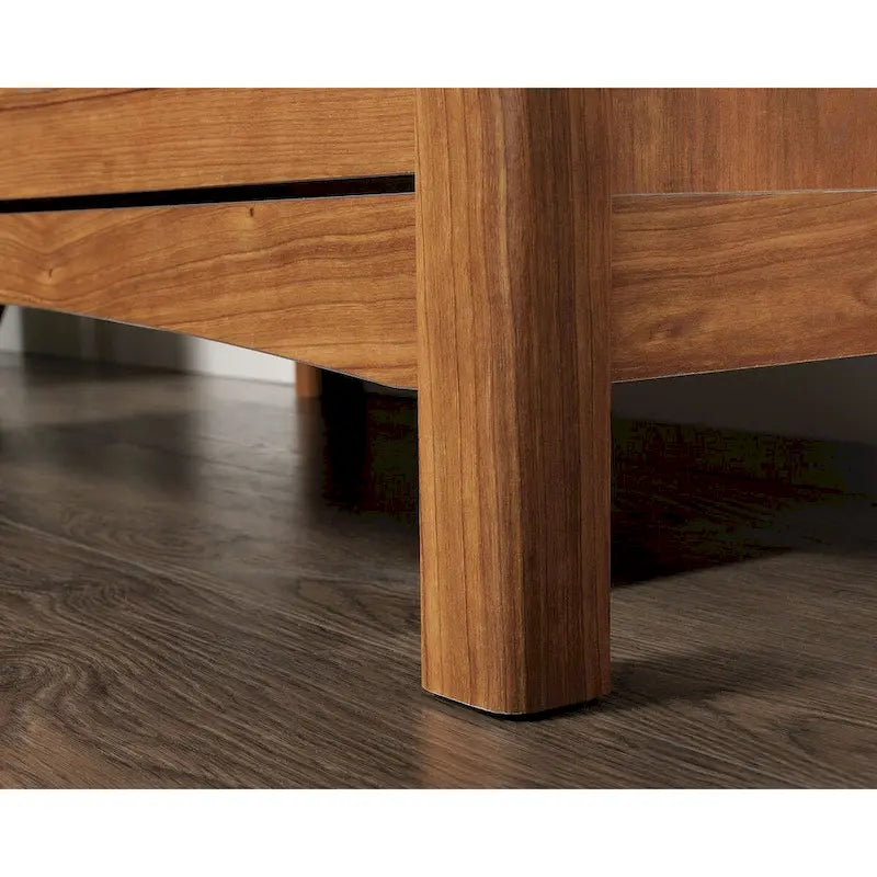 Commode style Shaker à 4 tiroirs Mystic Oak avec tiroirs inférieurs profonds et sangle anti-basculement