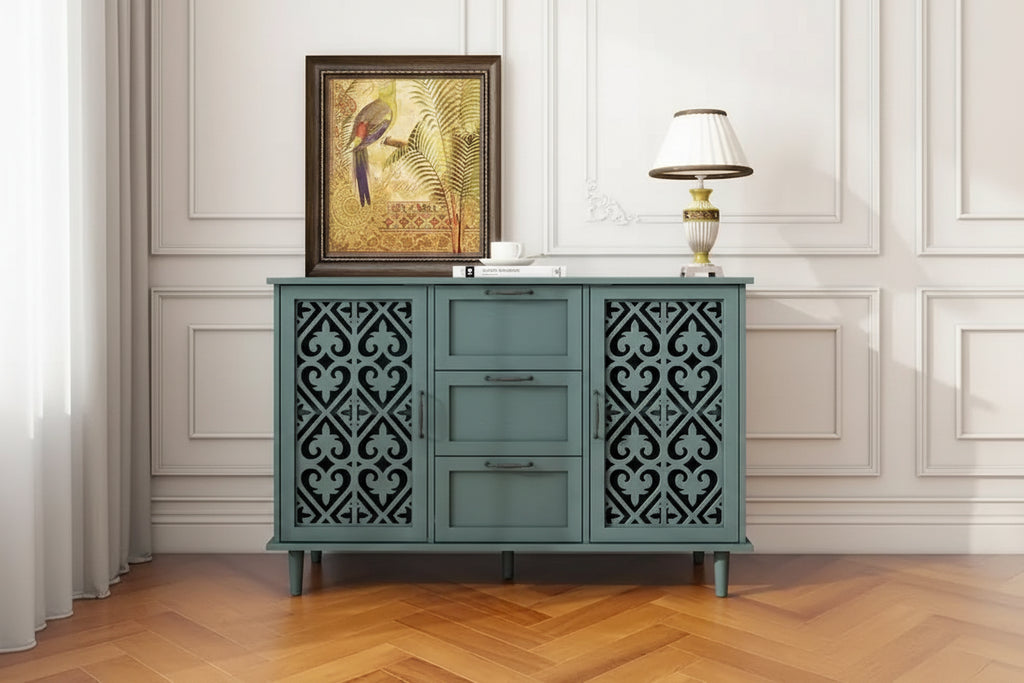 2 Door 3 Drawer Cabinet American Furniture Suitable for Bedroom - N/A