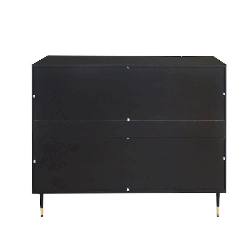 Bahut de cuisine 4 portes avec étagères réglables Noir / Bleu / Vert menthe / Gris / Noir mat – 1 pièce
