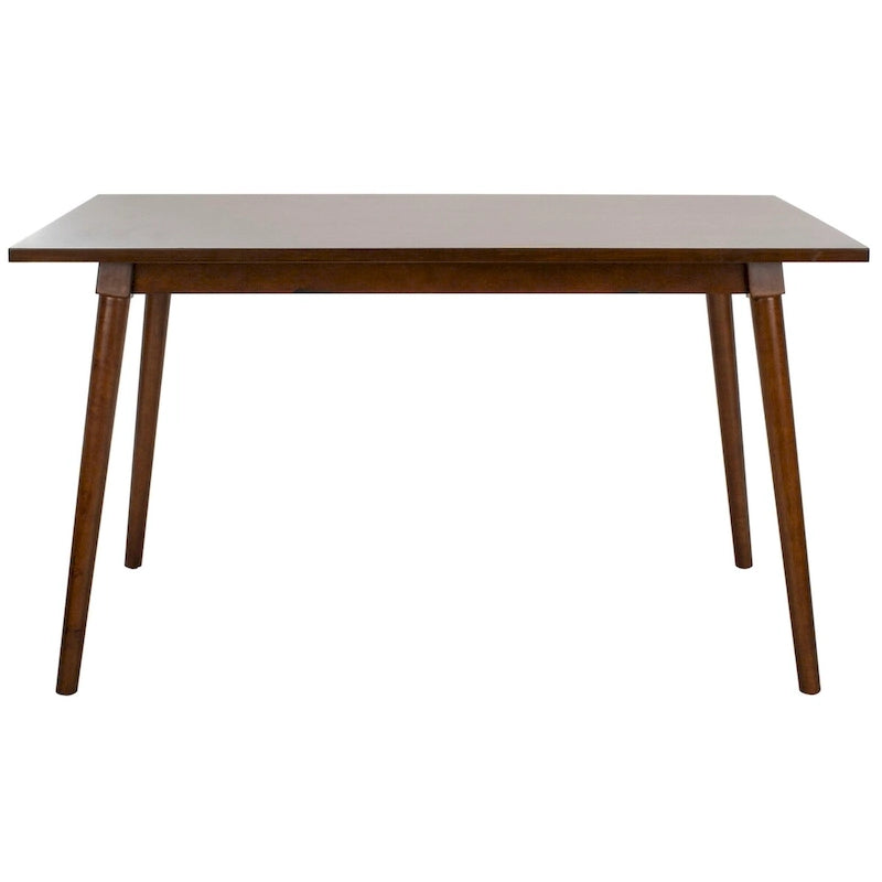 Table à manger rectangulaire Noyer / Blanc antique – 4 places